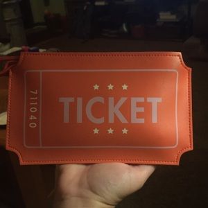 Ticket stub makeup/change purse